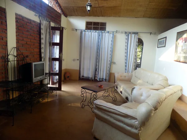 Sitting room of the two-bedroom cottage
